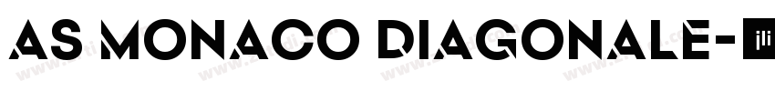 AS Monaco Diagonale字体转换